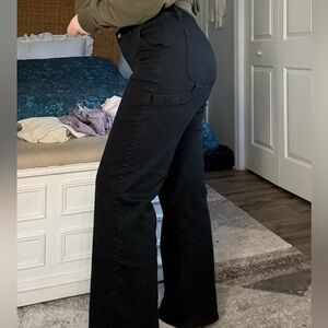 Forever 21 Black Textured Pants